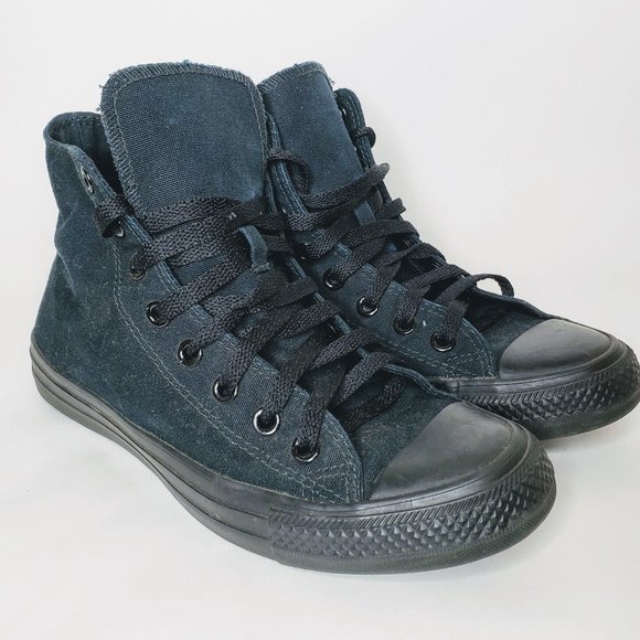 converse black bottom